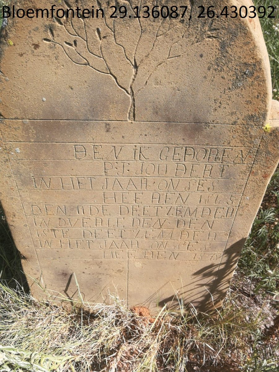 JOUBERT P.J. 1865-1878