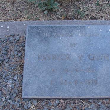 QUIN Patrick 1931-1979