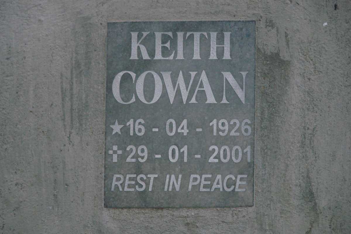 COWAN Keith 1926-2001