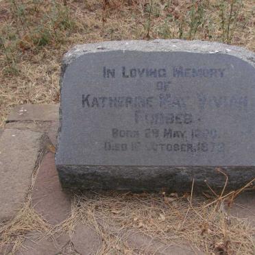 FORBES Katherine May Vivian 1900-1972