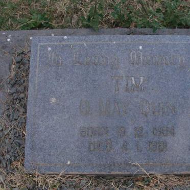 QUIN Tim D. May 1904-1981