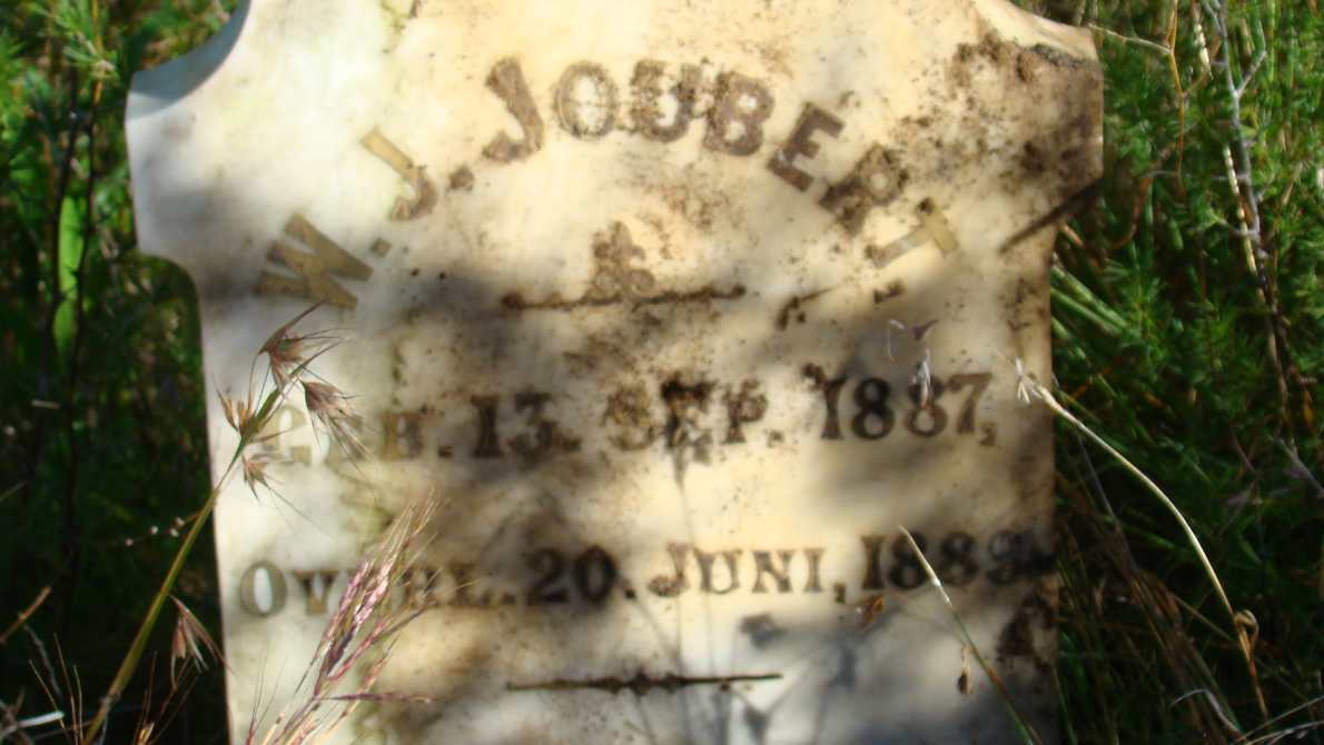 JOUBERT W.J. 1887-1889