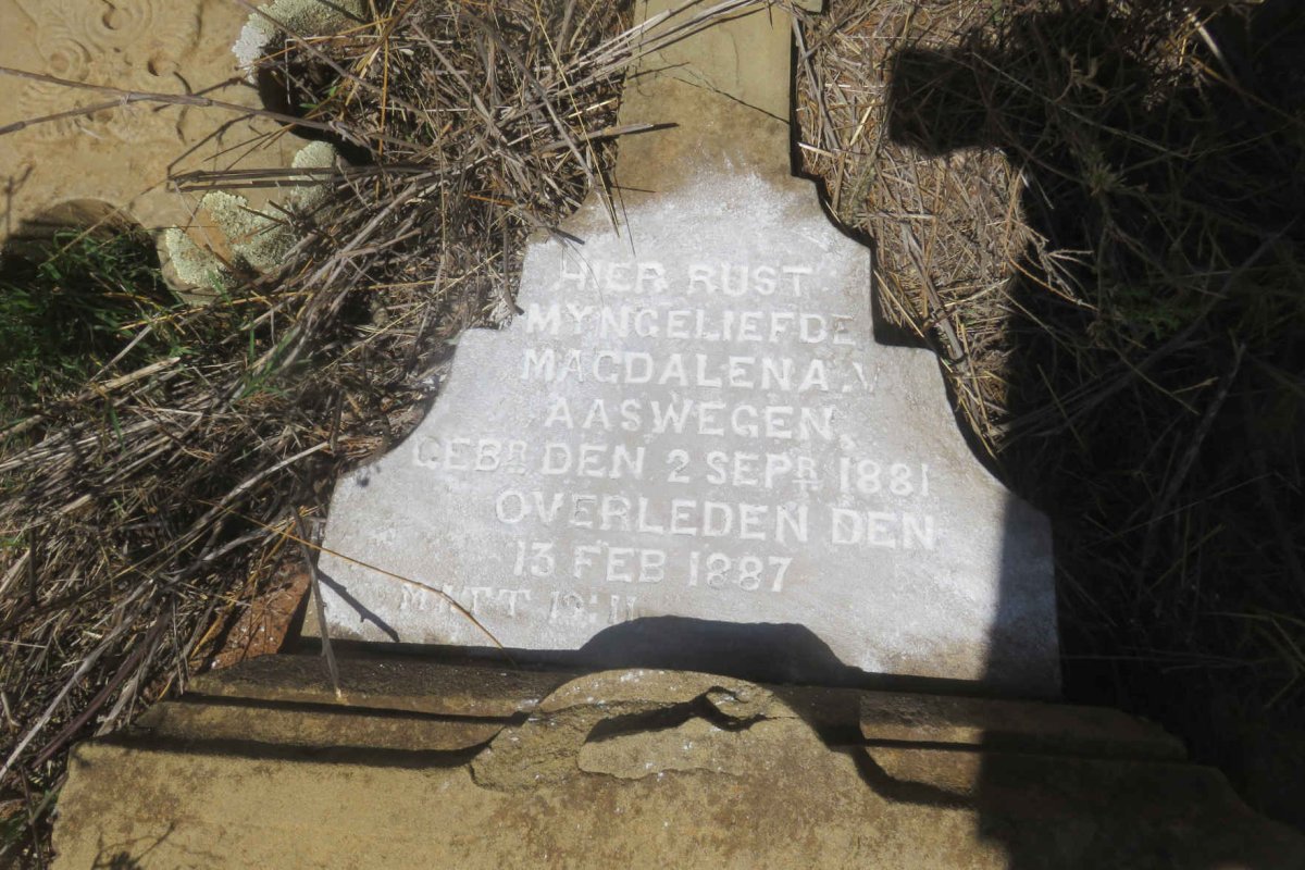 AASWEGEN Magdalena, v. 1881-1887