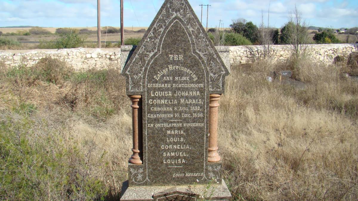 MARAIS Louisa Johanna Cornelia 1852-1896 :: MARAIS Maria :: MARAIS Louis :: MARAIS Cornelia :: MARAIS Samuel :: MARAIS Louisa