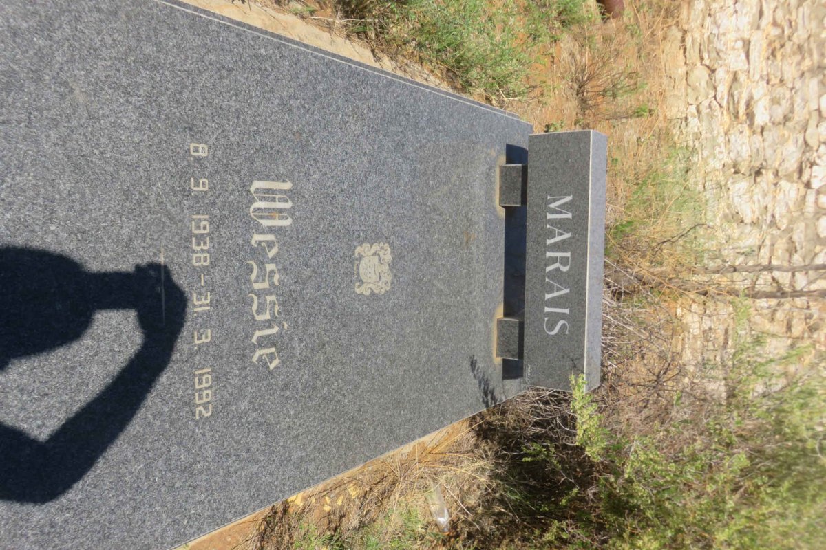 MARAIS Wessie 1938-1992
