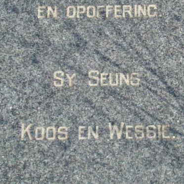 MARAIS Wessels 1905-1965