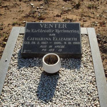 VENTER Catharina Elizabeth 1967-1968