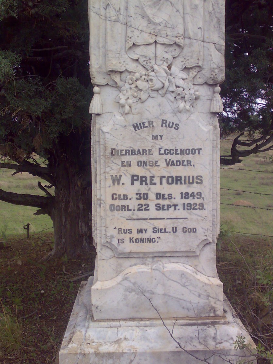 PRETORIUS W.  1849-1929