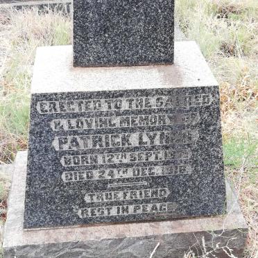 LYNCH Patrick 1871-1918