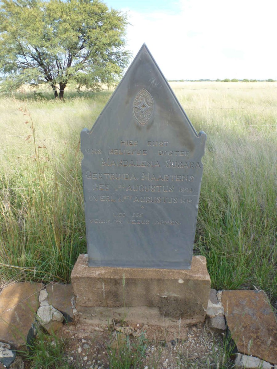 MAARTENS Magdalena Susara Gertruida 1894-1919