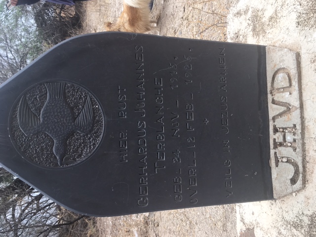 TERBLANCHE Gerhardus Johannes 1915-1925