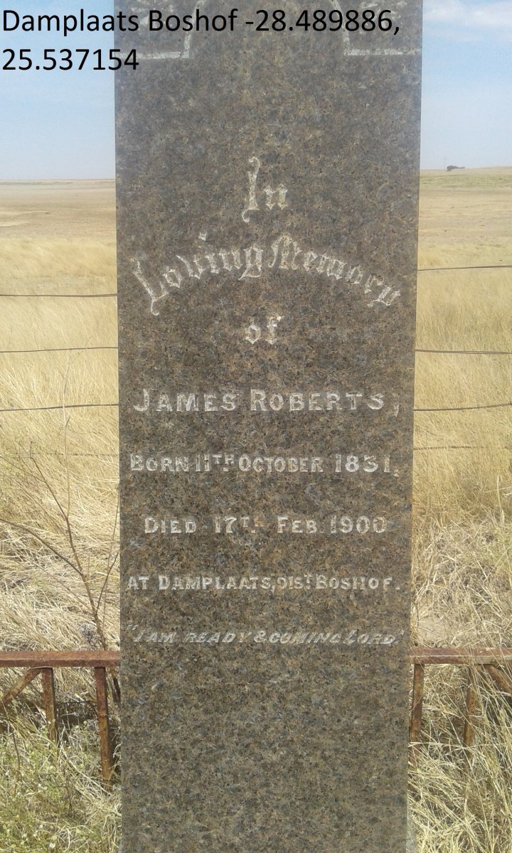 ROBERTS James 1831-1900