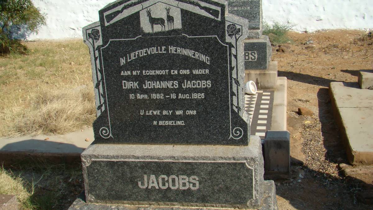 JACOBS Dirk Johannes 1882-1925