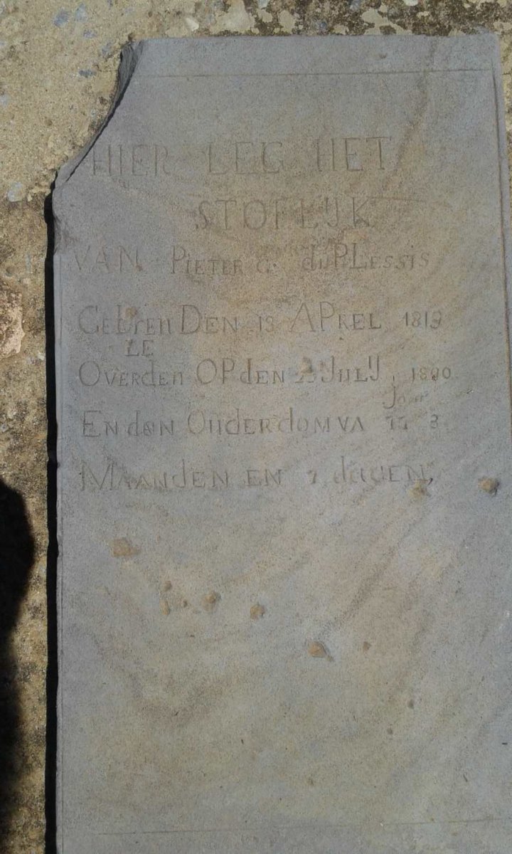 PLESSIS Pieter, du 1819-1890