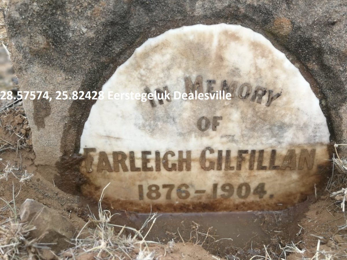 GILFILLAN Farleigh 1876-1904