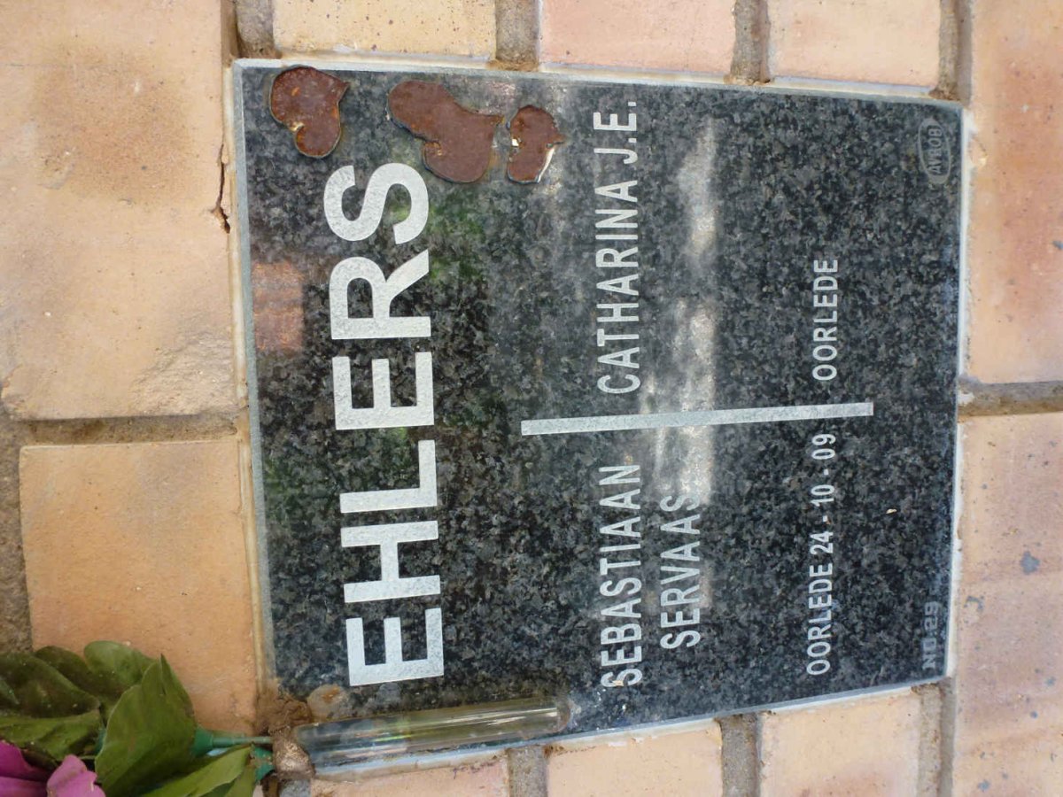 EHLERS Sebastiaan Servaas -2009 &amp; Catharina J.E.