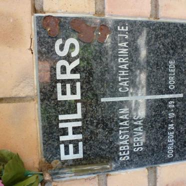 EHLERS Sebastiaan Servaas -2009 &amp; Catharina J.E.