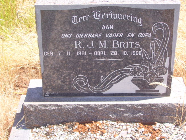 BRITS R.J.M. 1881-1968