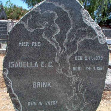 BRINK Isabella E.C. 1879-1961
