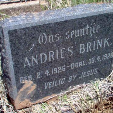 BRINK  Andries 1926-1926