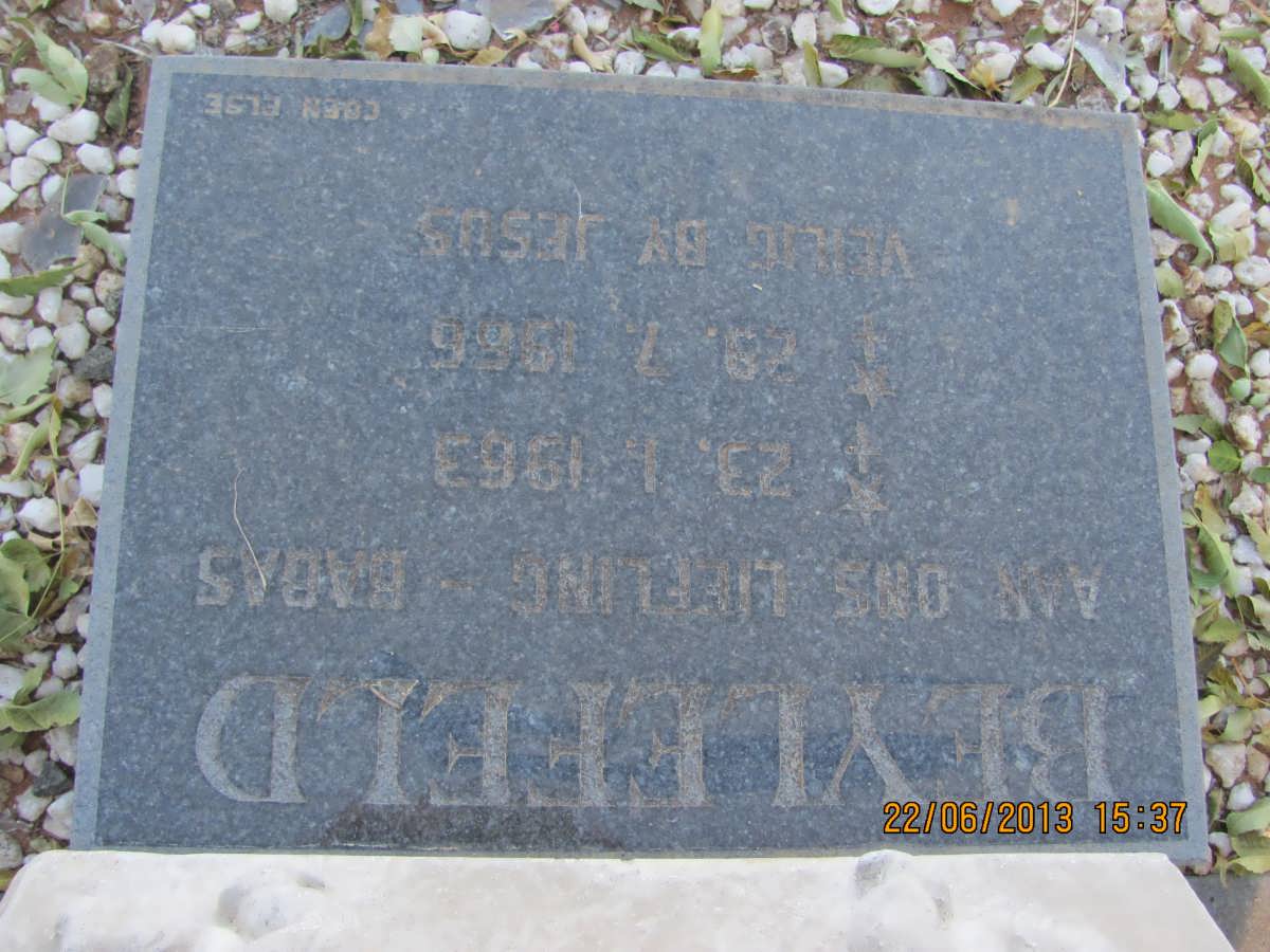BEYLEFELD Baba 1963-1963 :: BEYLEFELD Baba 1966-1966