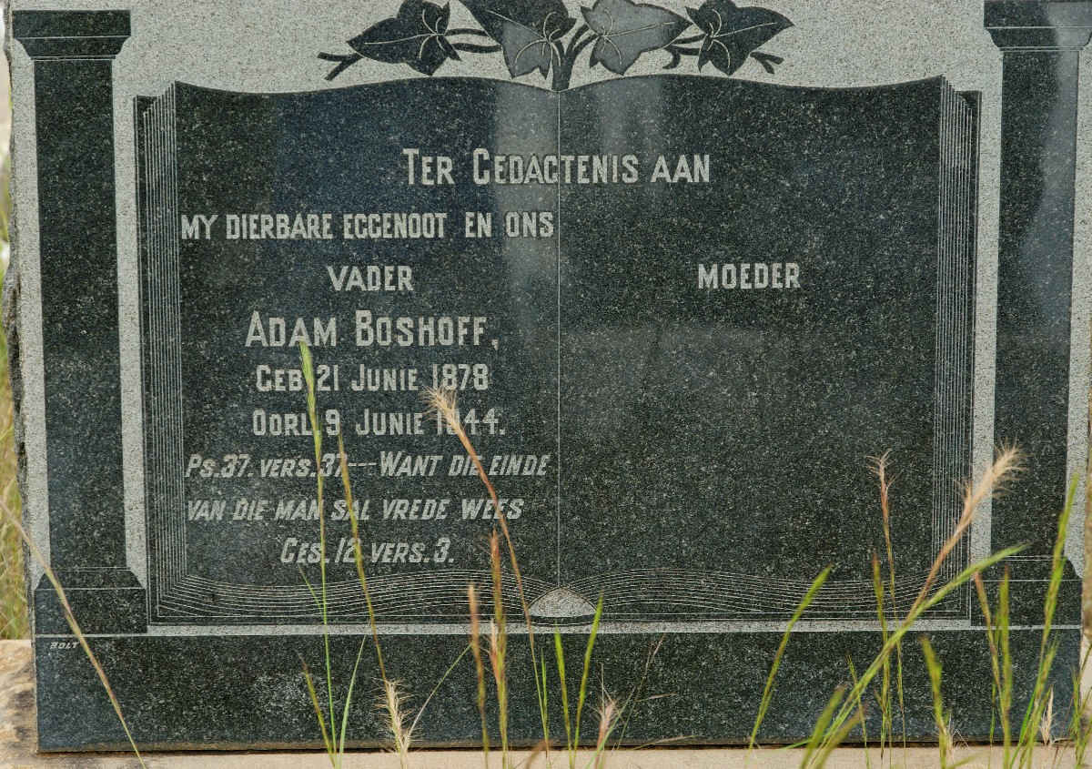 BOSHOFF Adam 1878-1944