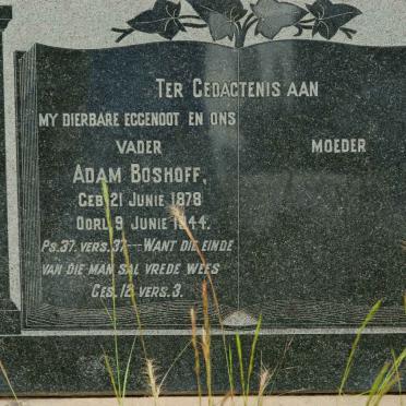 BOSHOFF Adam 1878-1944