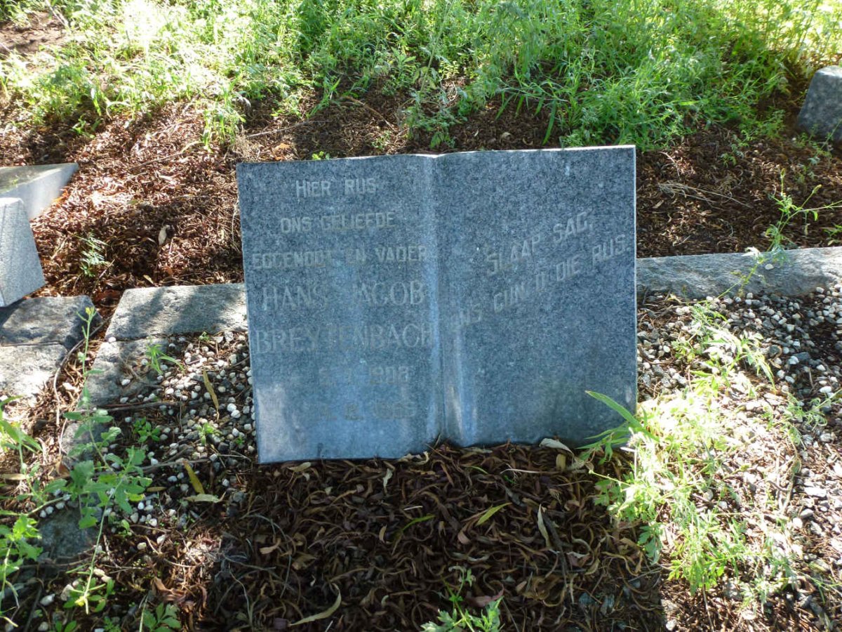 BREYTENBACH Hans Jacob 1908-1969
