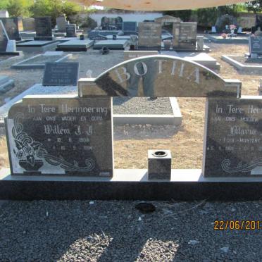 BOTHA Willem J.J. 1909-1994 &amp; Maria A. MOSTERT 1908-1994