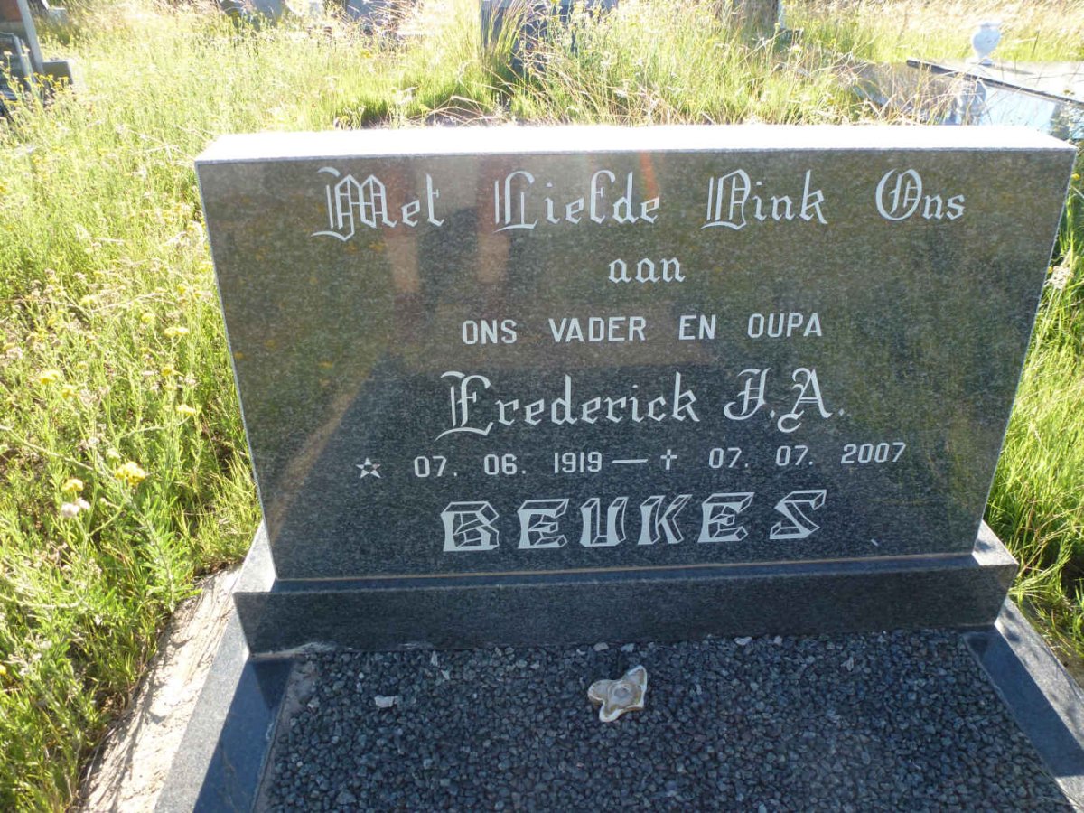 BEUKES Frederick J.A. 1919-2007
