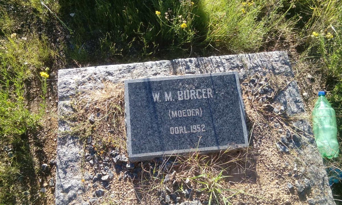 BURGER W.M. -1952