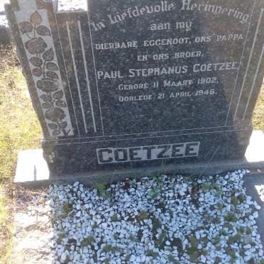 COETZEE Paul Stephanus 1902-1946