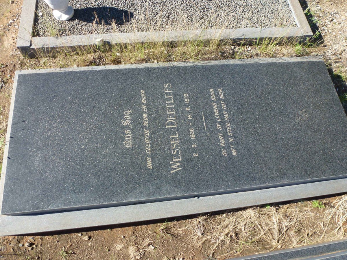 DEETLEFS Wessel 1936-1973