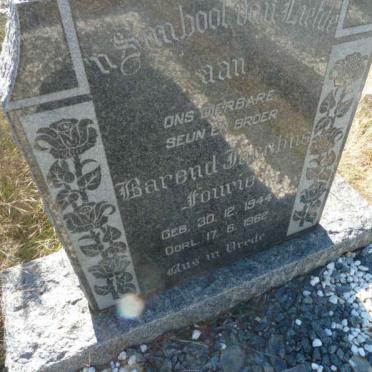 FOURIE Barend Jacobus 1944-1962