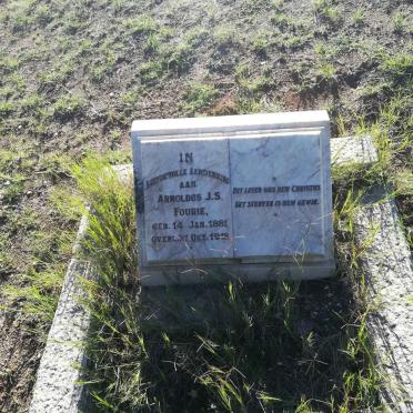 FOURIE Arnoldus J.S. 1881-1918