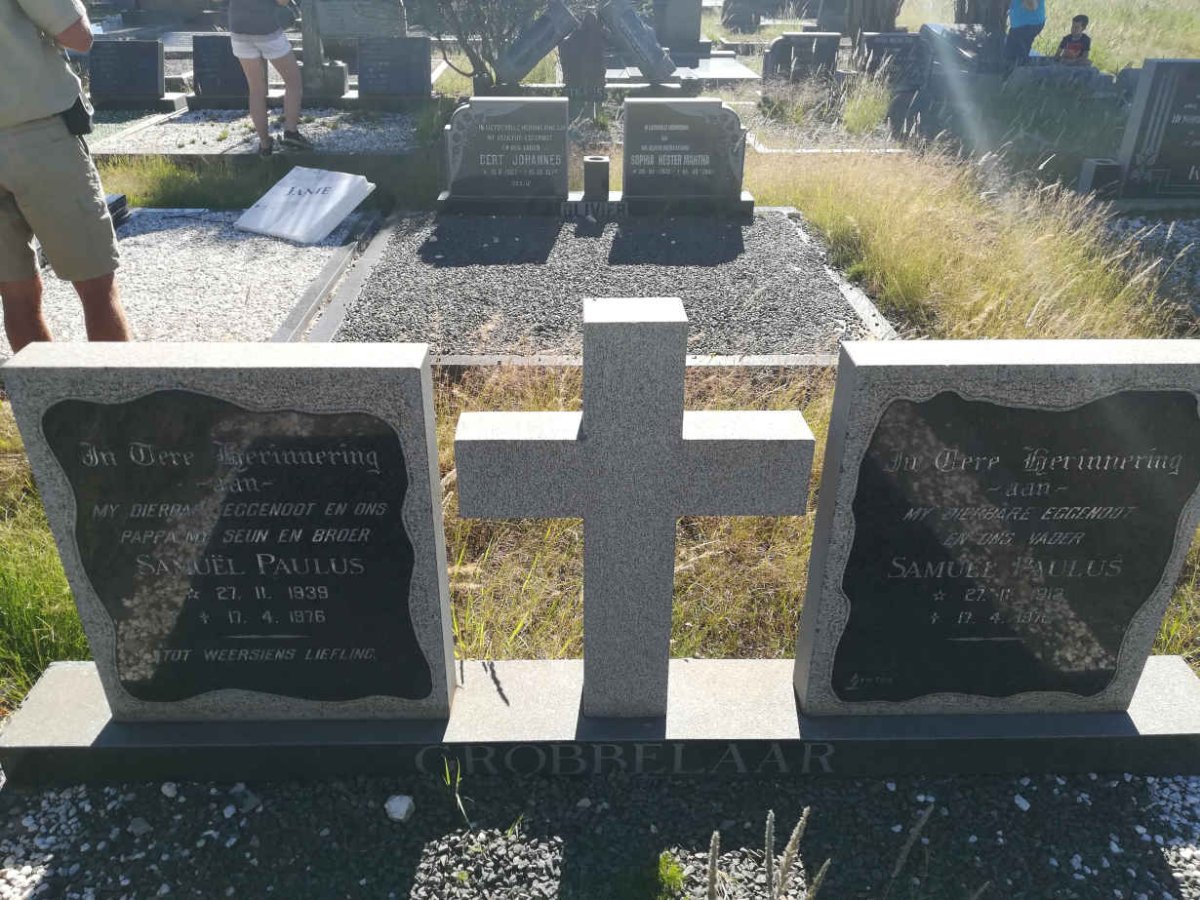 GROBBELAAR Samuel Paulus 1912-1976 :: GROBBELAAR Samuel Petrus 1939-1976
