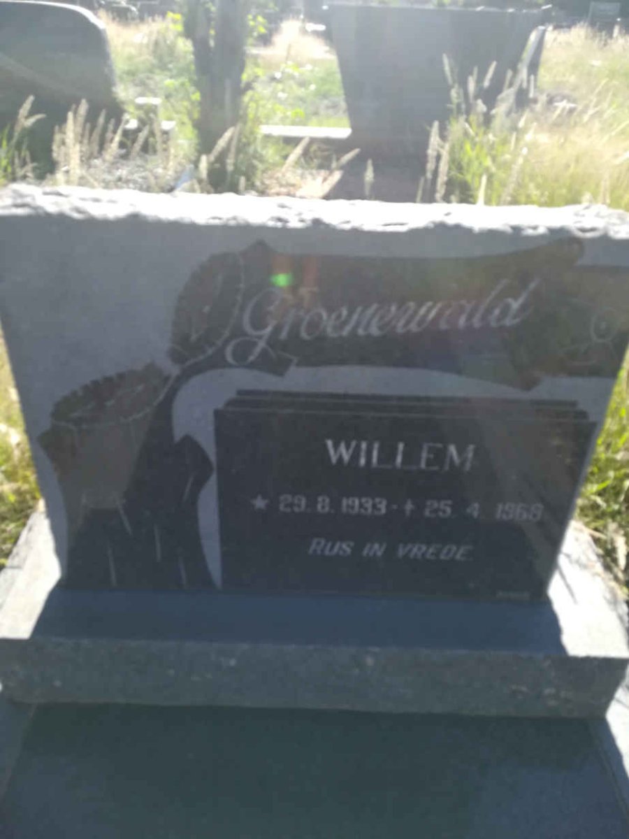 GROENEWALD Willem 1933-1969