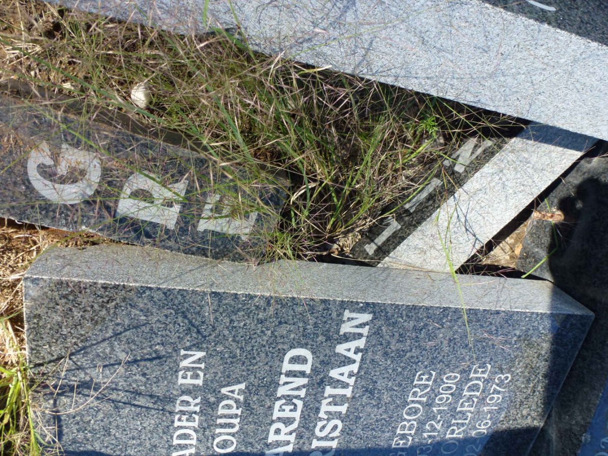 GREYLING Barend Christiaan 1900-1973 &amp; Anna Maria GOODCHILD 1920-2000