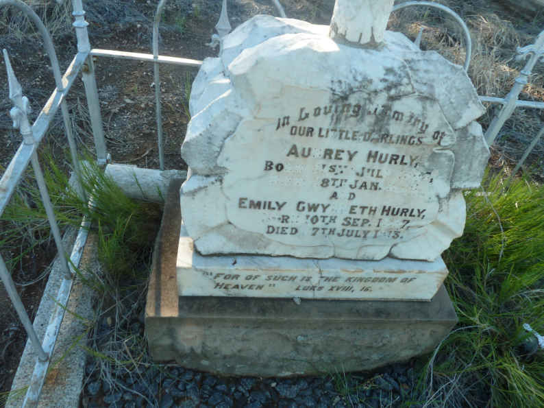 HURLY Aubrey 1905-1906 :: HURLY Emily Gwynneth 1907-1913