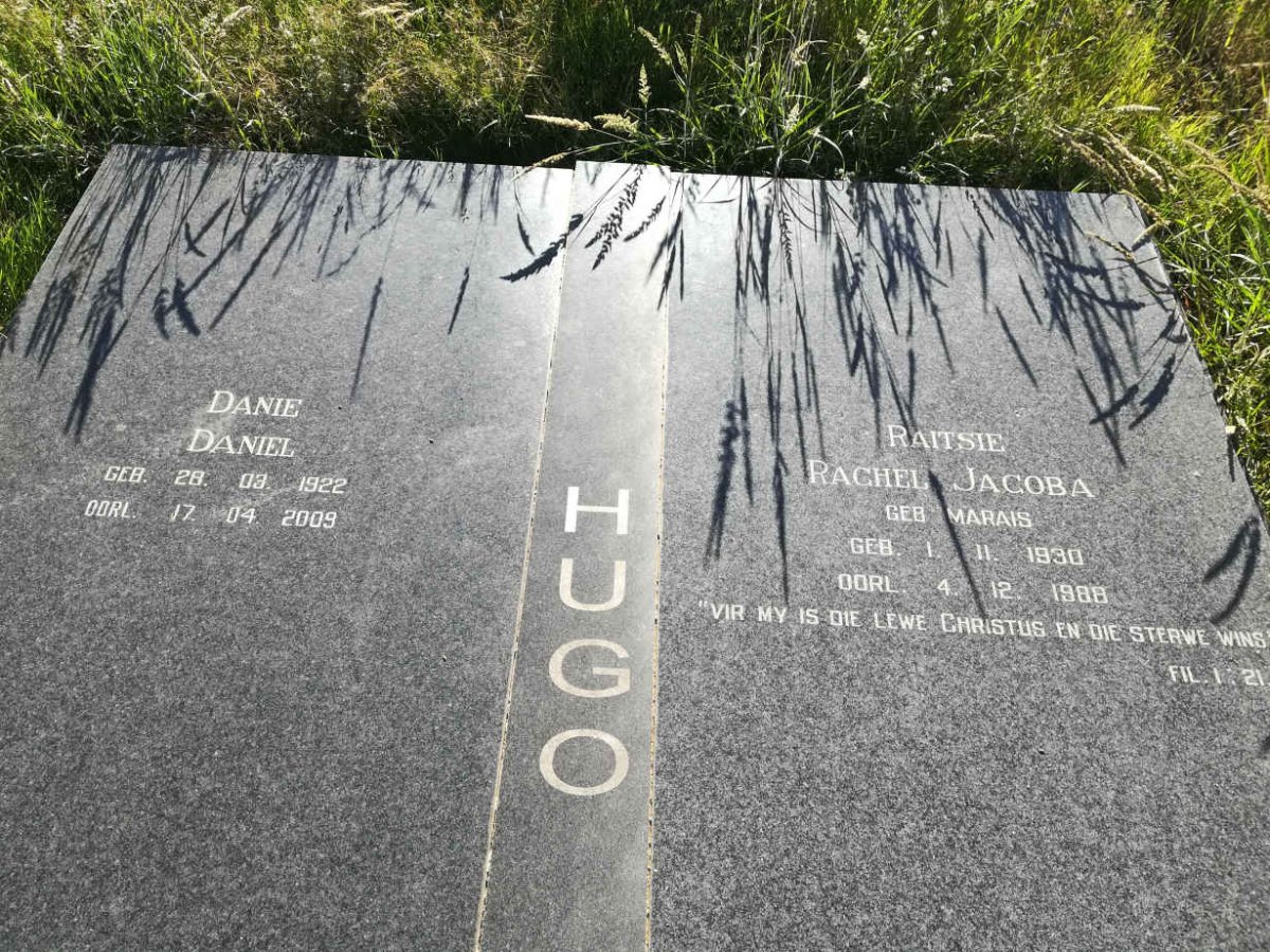 HUGO Daniel 1922-2009 &amp; Rachel Jacoba MARAIS 1930-1988