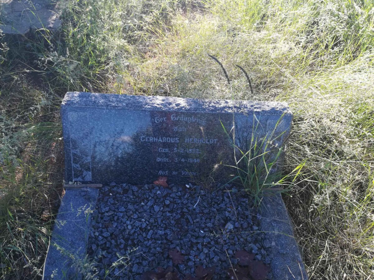 HERHOLDT Gerhardus 1892-1946