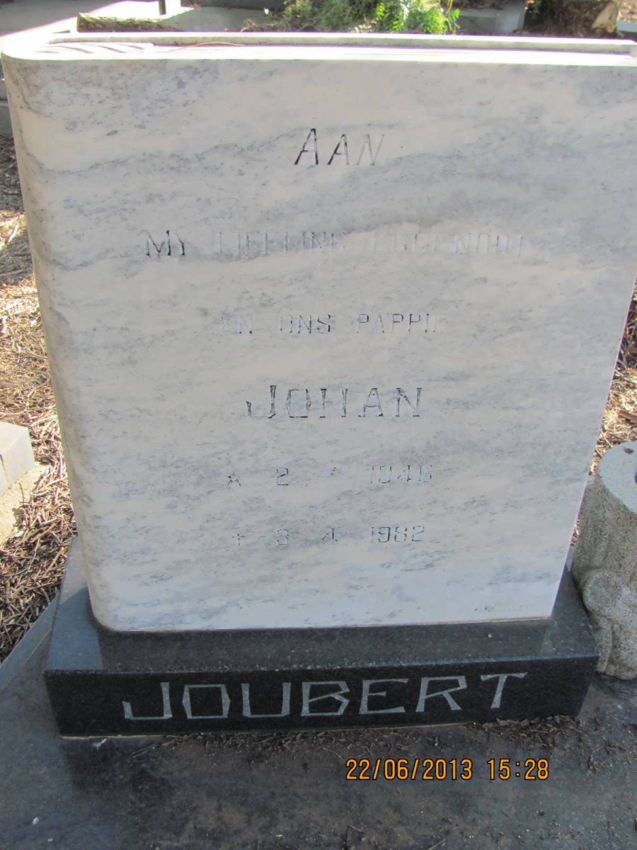 JOUBERT Johan 1946-1982