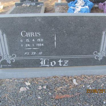 LOTZ Chris 1931-1984