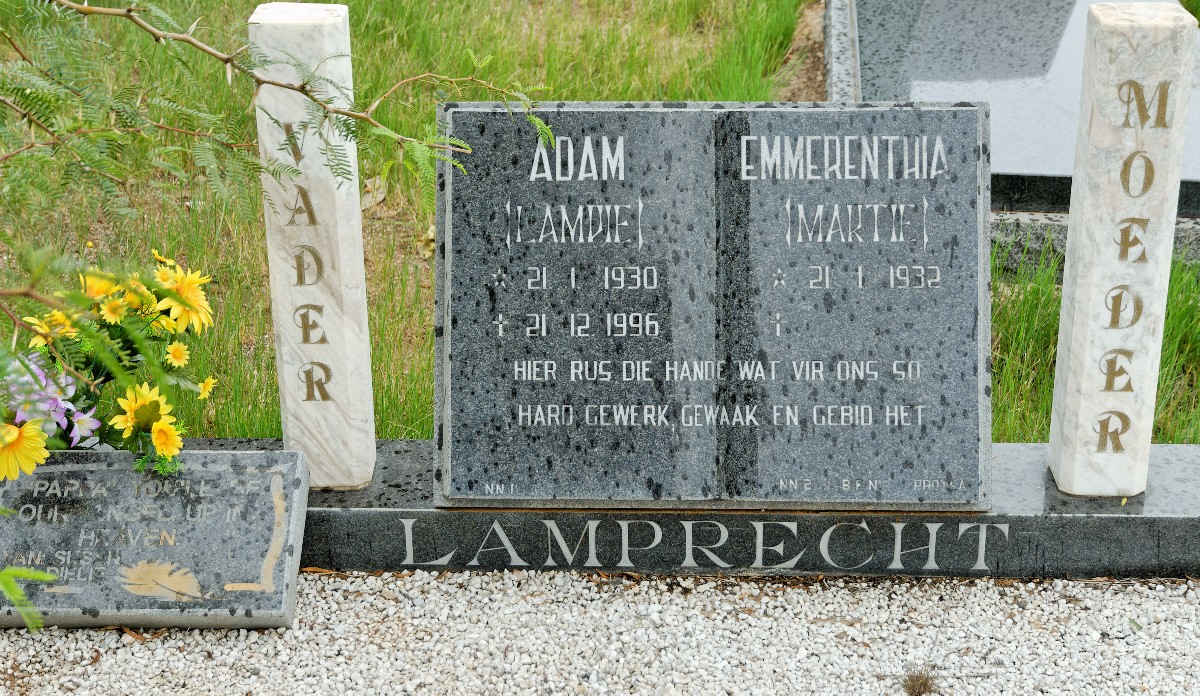 LAMPRECHT Adam 1930-1996 &amp; Emmerenthia 1932-