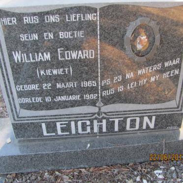 LEIGHTON William Edward 1965-1982