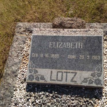 LOTZ Elizabeth 1888-1963