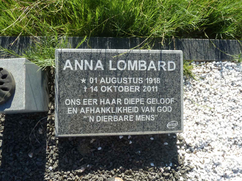 LOMBARD Anna 1918-2011