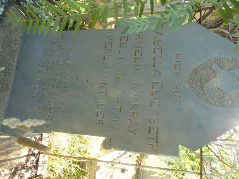 MURRAY Isabella Elizabeth Cornelia 1892-1923