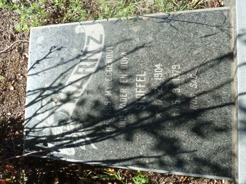 MARITZ Stoffel 1904-1979