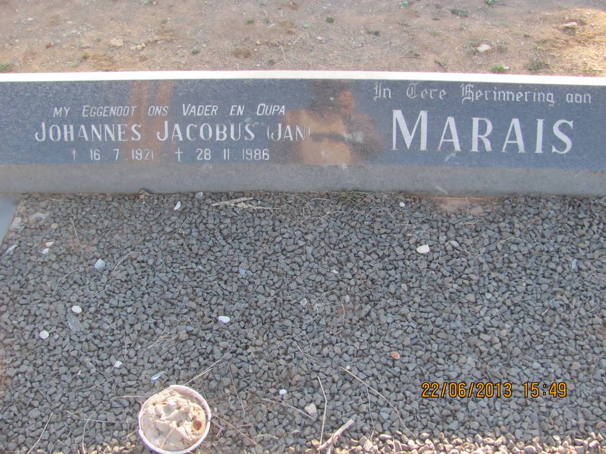 MARAIS Johannes Jacobus 1921-1986